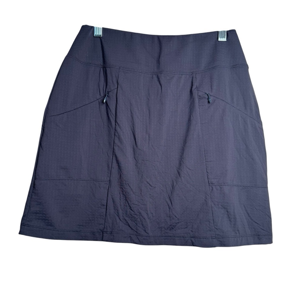 Ibkul Dark Grey UPF 50+ Women's Activewear Tennis Skirt Skort Size Small B26